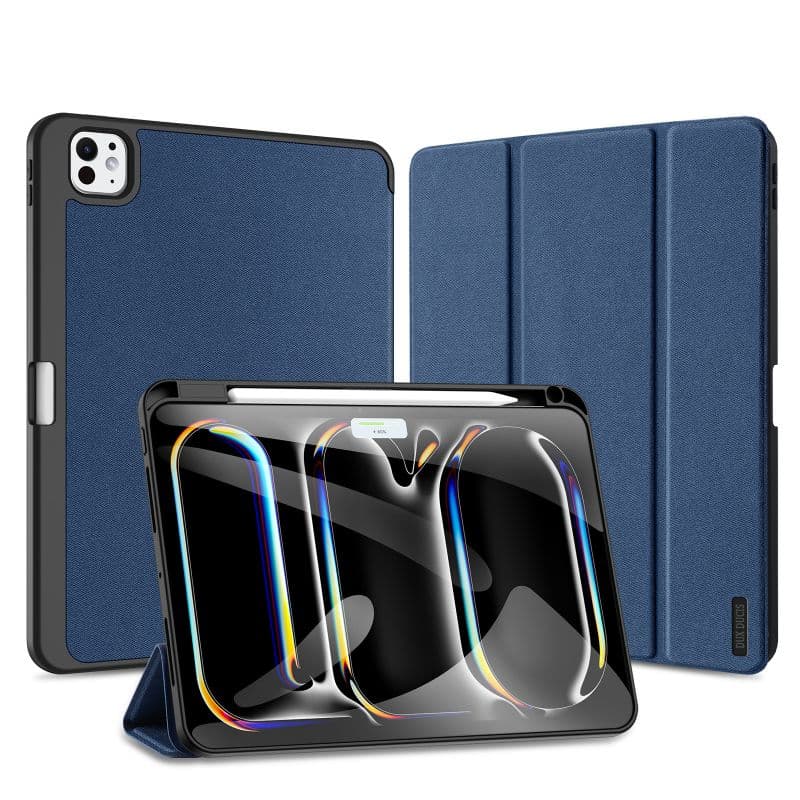 Apple iPad 11” (2025) / iPad 10.9” (2022) - Dux Ducis Domo Series Flip-Etui, Blau