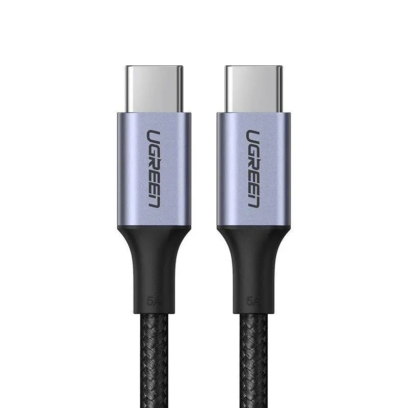 Ugreen – USB-C Kabel Nylon-Alu 1 m (US316 / 70427), schwarz/grau