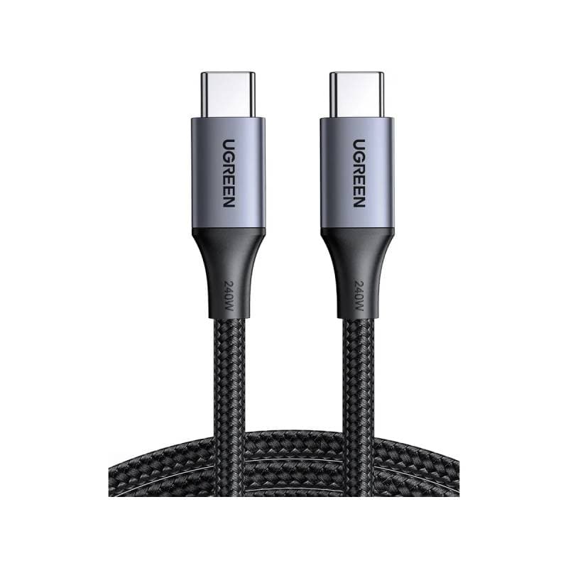 UGREEN - USB-C to USB-C 240W Fast Charging Gewobenes Kabel, US535 2m, Space Gray